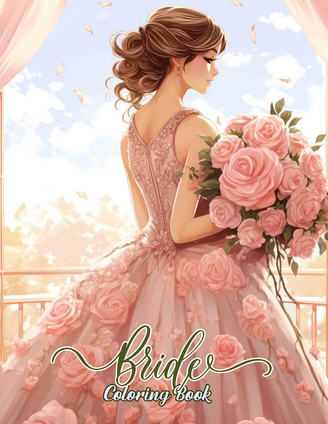 Bride Coloring Book 30 Pages Printable Coloring Book