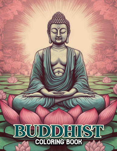 Buddhist 30 Pages Printable Coloring Book