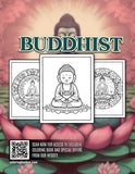 Buddhist 30 Pages Printable Coloring Book