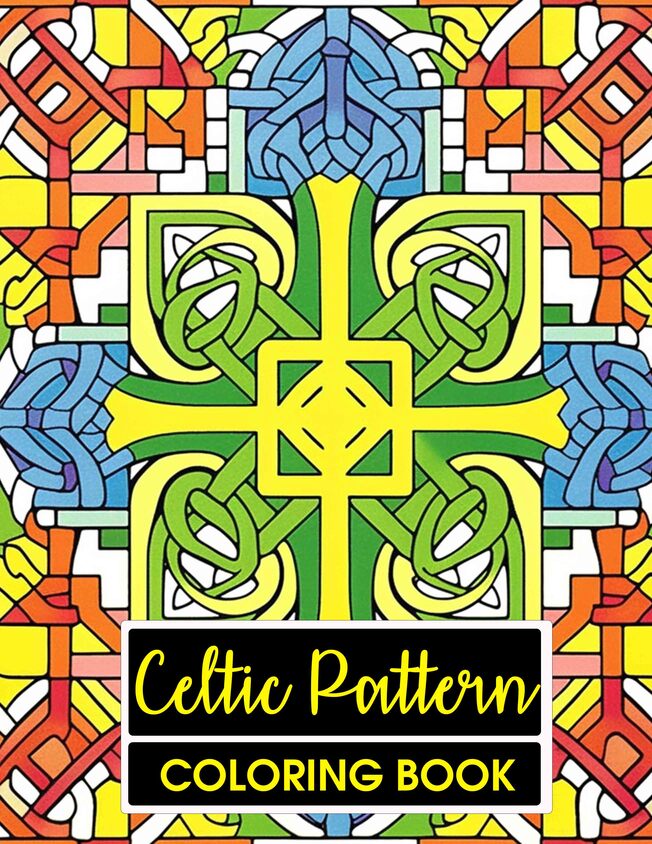 Celtic Pattern 30 Pages Printable Coloring Book