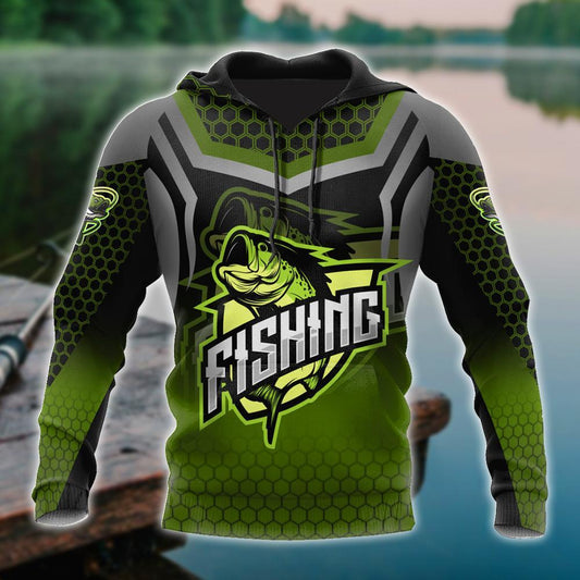 Fishing Gifts Bass Master Fishing Stainless Steel Unisex Hoodie