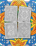 Celtic Pattern 30 Pages Printable Coloring Book