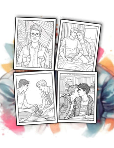 My Best Gay Friends 30 Pages Printable Coloring Book