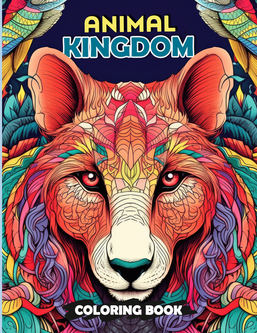 Animal Kingdom 25 Pages Printable Coloring Book