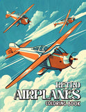 Retro Airplanes 30 Pages Printable Coloring Book