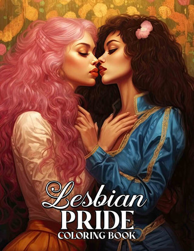 Lesbian Pride 30 Pages Printable Coloring Book