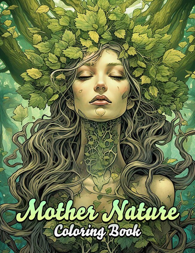 Mother Nature 30 Pages Printable Coloring Book