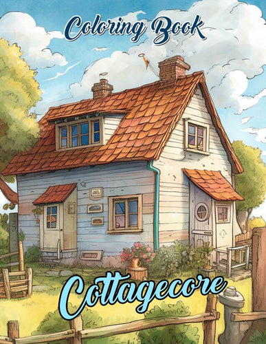 Cottagecore 30 Pages Printable Coloring Book