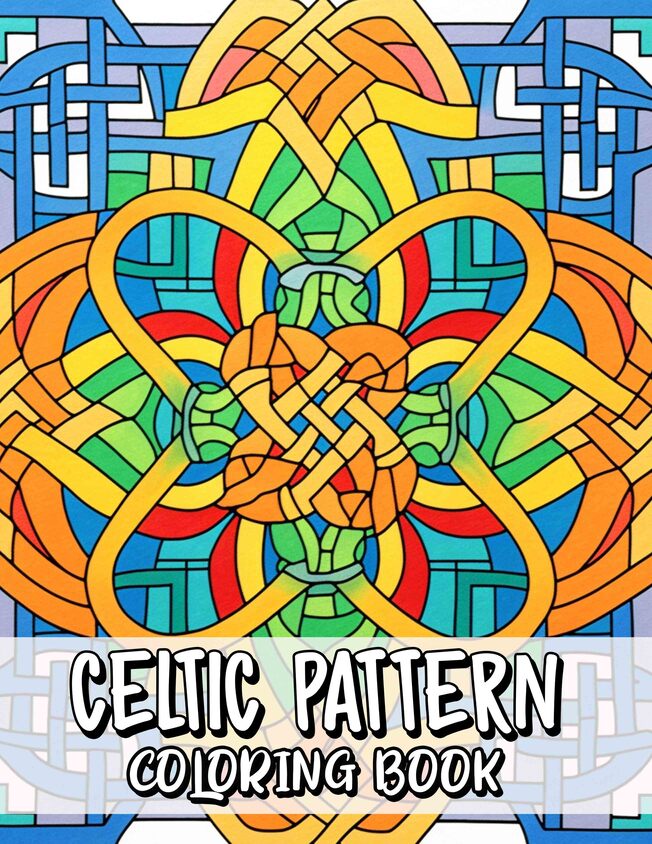 Celtic Pattern 30 Pages Printable Coloring Book