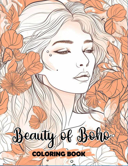Beauty of Boho 30 Pages Printable Coloring Book