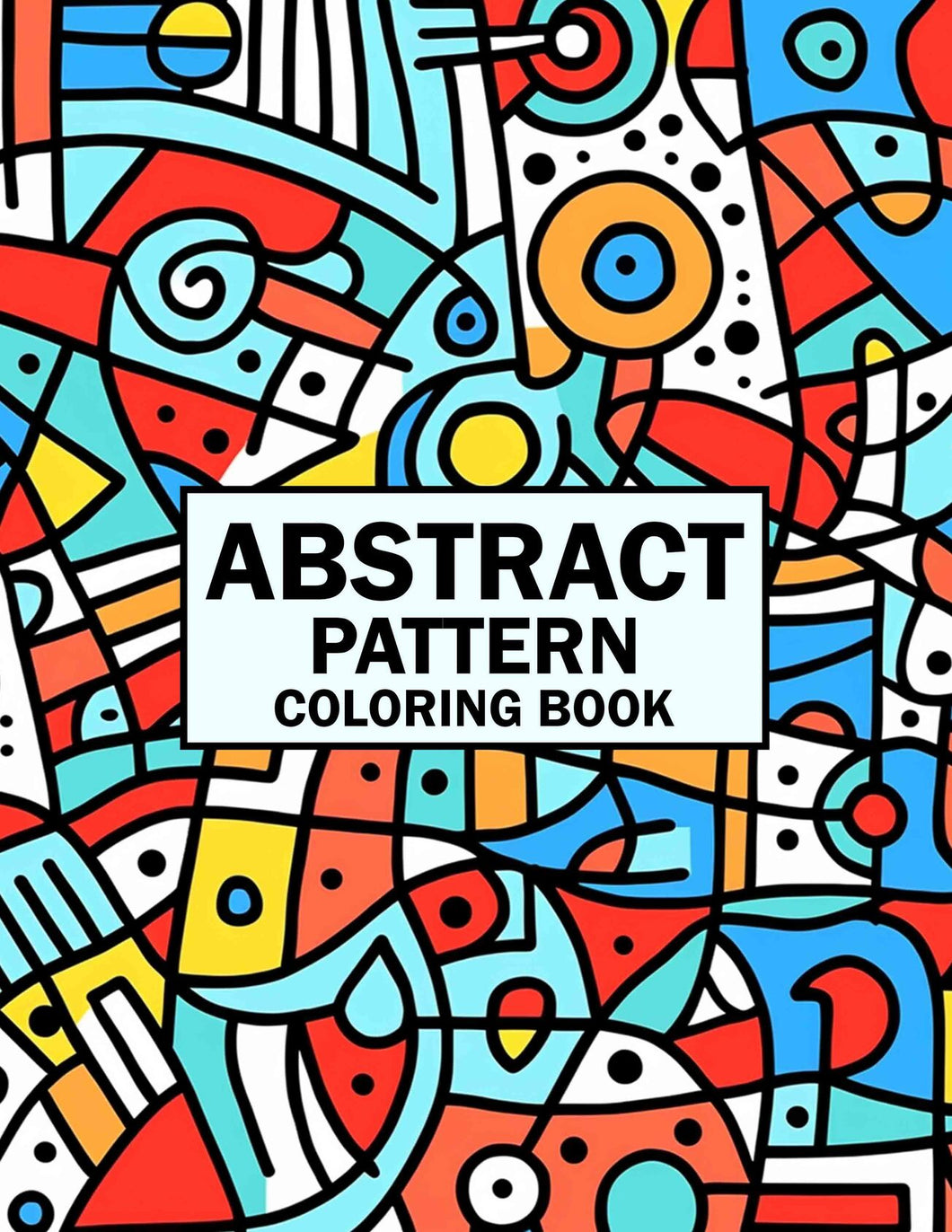 Abstract Pattern 30 Pages Printable Coloring Book