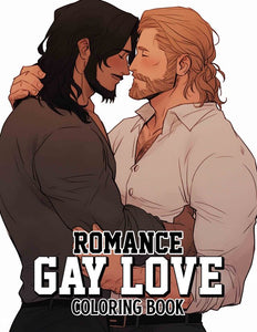 Romance Gay Love 30 Pages Printable Coloring Book