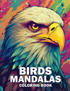 Birds Mandalas 30 Pages Printable Coloring Book