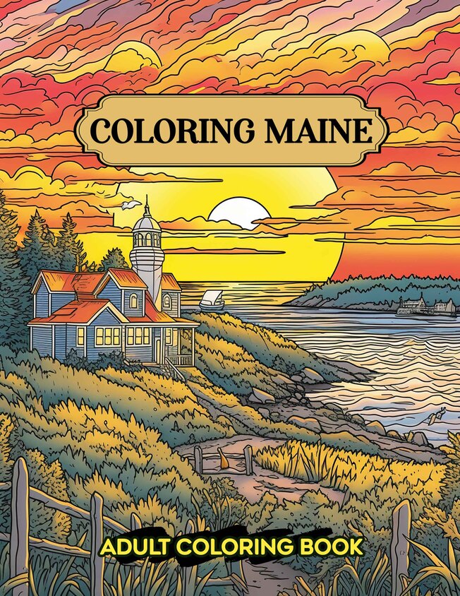 Coloring Maine 30 Pages Printable Coloring Book