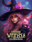 Modern Witches 30 Pages Printable Coloring Book