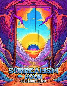 Surrealism Door 30 Pages Printable Coloring Book