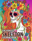 Enchanted Skeleton 25 Pages Printable Coloring Book