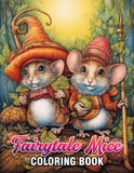 Fairytale Mice 30 Pages Printable Coloring Book