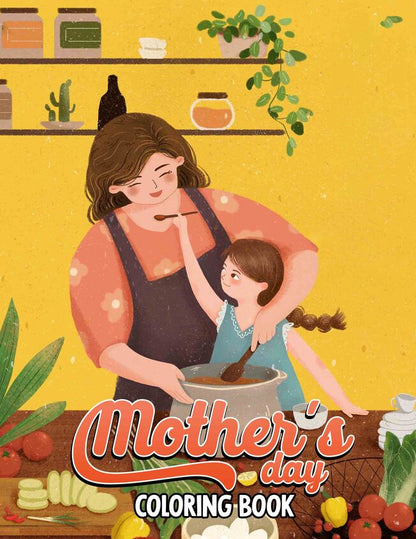 Mother's Day 30 Pages Printable Coloring Book