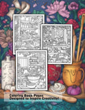 Enchanted Cookery 30 Pages Printable Coloring Book