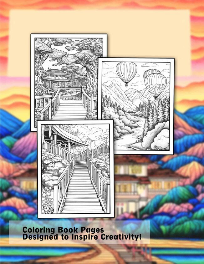 Mindfulness Meditation 30 Pages Printable Coloring Book