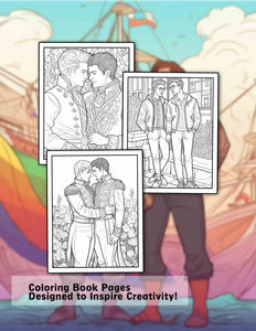 Gay Love 30 Pages Printable Coloring Book