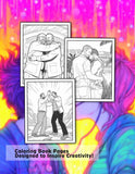 Make Your Rainbow For LGBT 30 Pages Printable Coloring Book