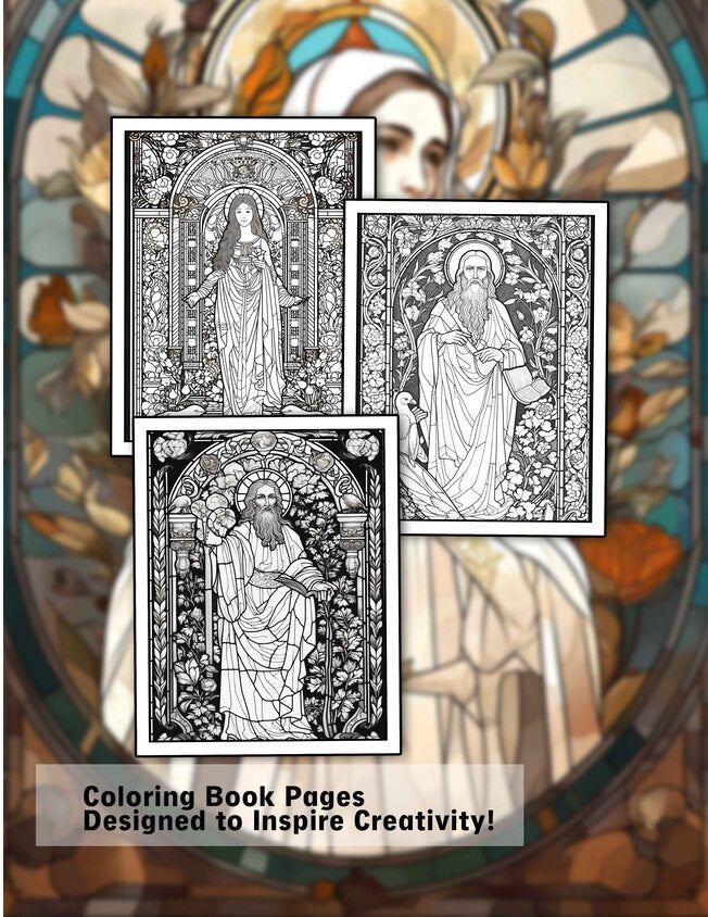 Catholic 25 Pages Printable Coloring Book