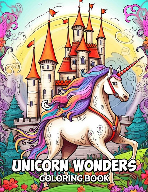 Unicorn Wonders 30 Pages Printable Coloring Book