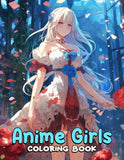 Anime Girls 30 Pages Printable Coloring Book