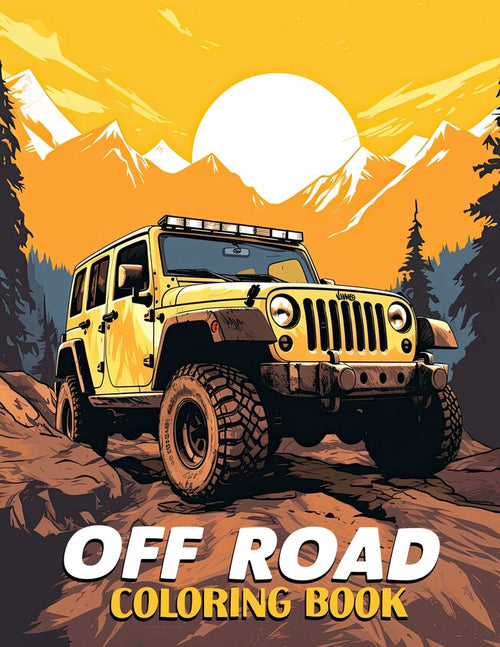 Off Road 30 Pages Printable Coloring Book