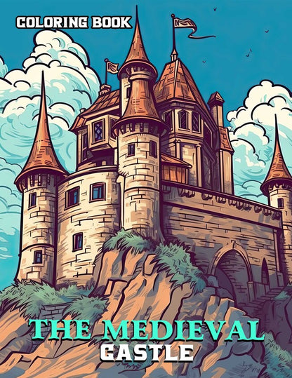 The Medieval Castle 30 Pages Printable Coloring Book