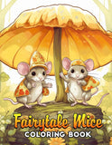 Fairytale Mice 30 Pages Printable Coloring Book