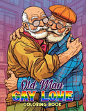 Old Man Gay Love 30 Pages Printable Coloring Book