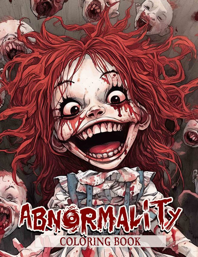 Abnormality 30 Pages Printable Coloring Book