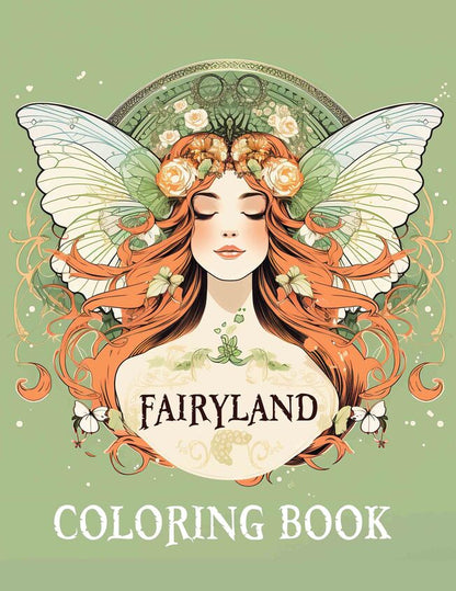 Fairyland 30 Pages Printable Coloring Book