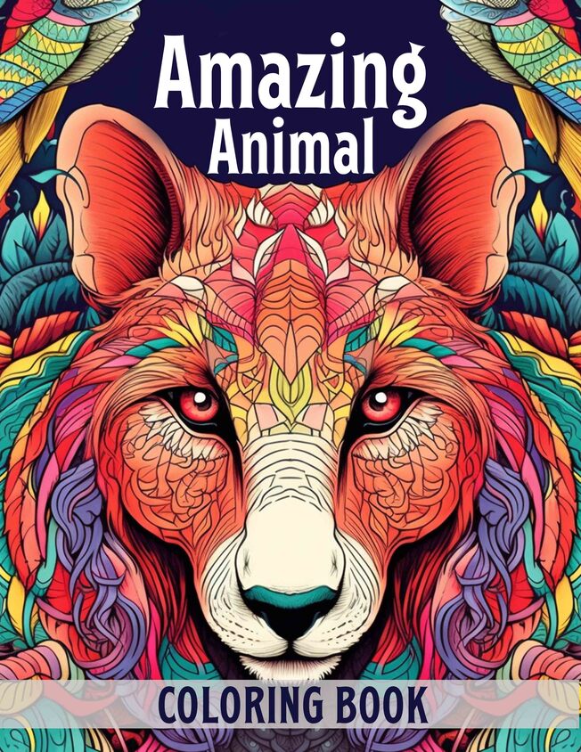 Amazing Animal 30 Pages Printable Coloring Book