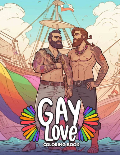 Gay Love 30 Pages Printable Coloring Book