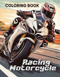 Racing Motorcycle 30 Pages Printable Coloring Book