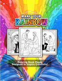 Make Your Rainbow For LGBT 30 Pages Printable Coloring Book