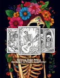 Enchanted Skeleton 25 Pages Printable Coloring Book