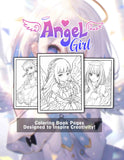 Angel Girl 30 Pages Printable Coloring Book