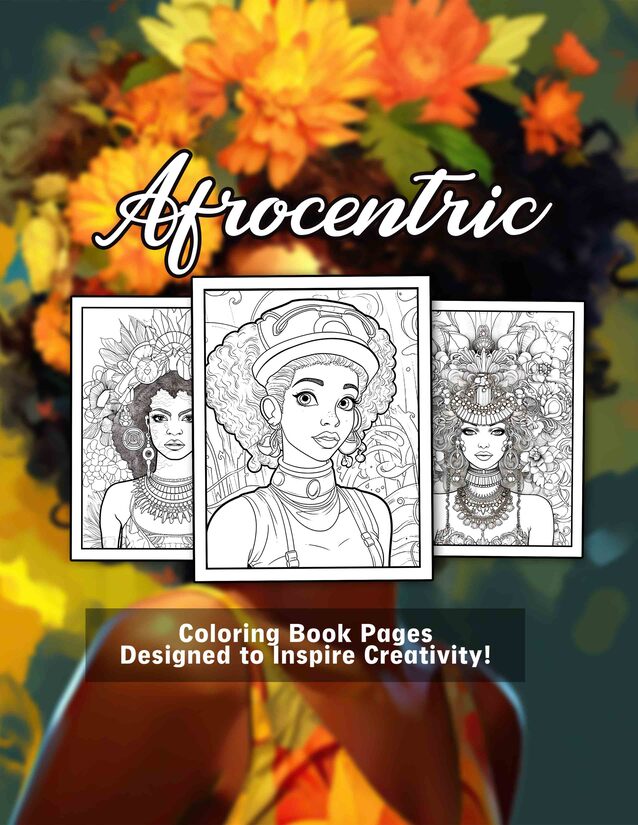 Afrocentric 30 Pages Printable Coloring Book