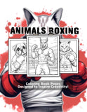 Animals Boxing 30 Pages Printable Coloring Book