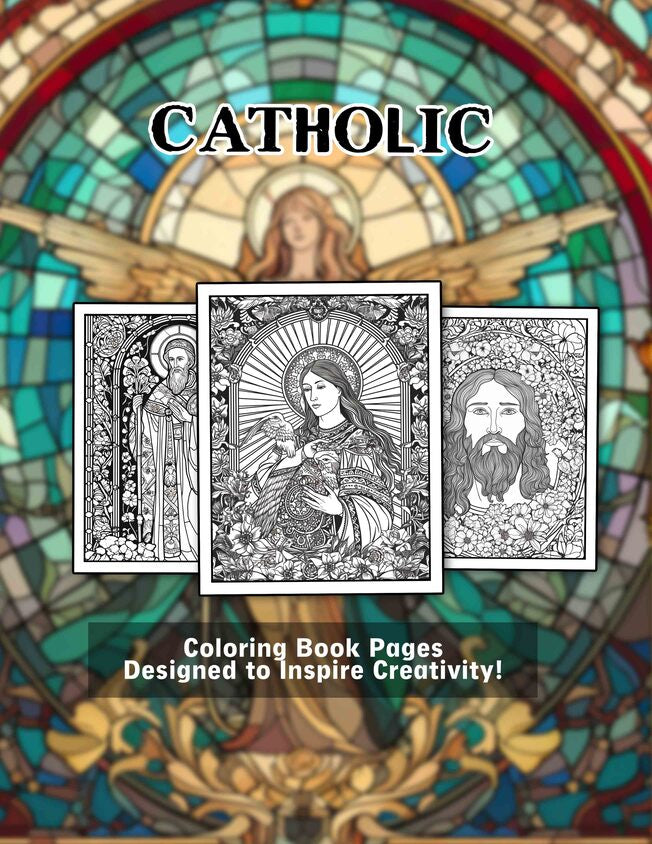 Catholic 25 Pages Printable Coloring Book
