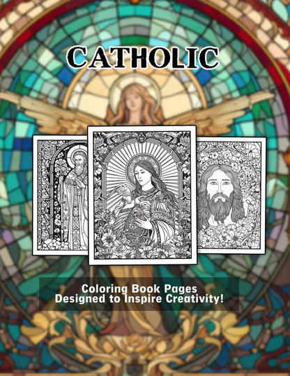 Catholic 25 Pages Printable Coloring Book