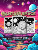 Fantasy Space 30 Pages Printable Coloring Book