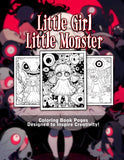 Little Girl - Little Monster 30 Pages Printable Coloring Book