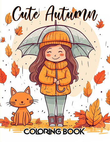 Cute Autumn 30 Pages Printable Coloring Book