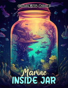 Marine Inside Jar 30 Pages Printable Coloring Book